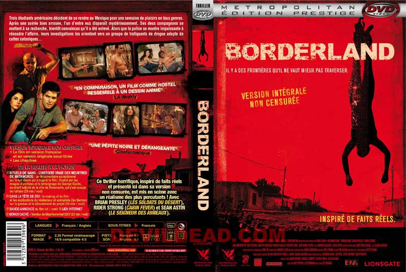 BORDERLAND DVD Zone 2 (France) 