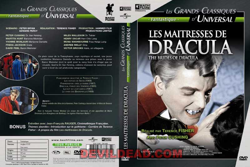 THE BRIDES OF DRACULA DVD Zone 2 (France)