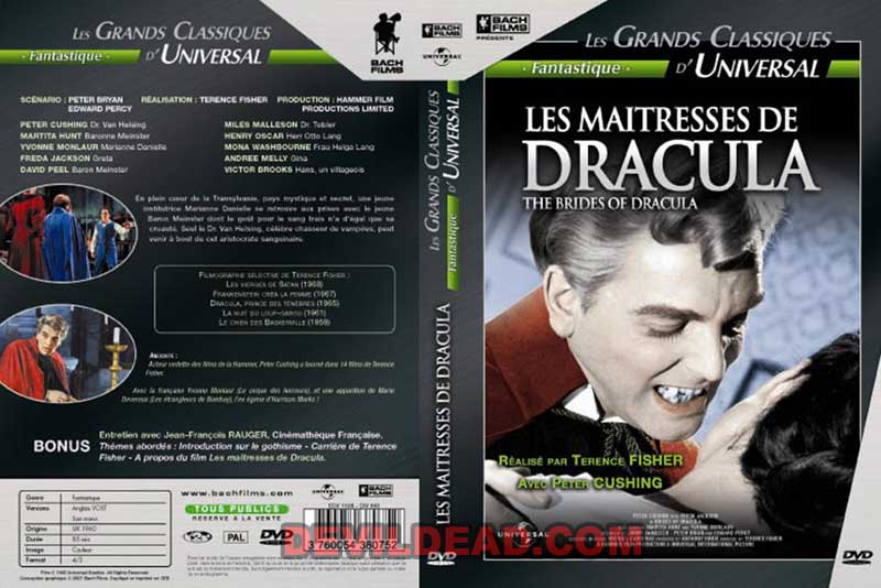 THE BRIDES OF DRACULA DVD Zone 2 (France) 