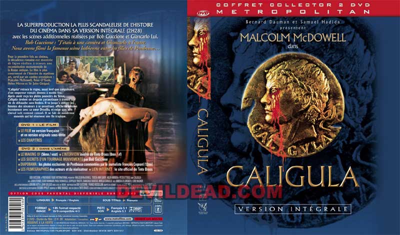 CALIGULA DVD Zone 2 (France) 