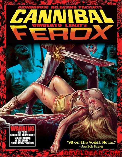 CANNIBAL FEROX Blu-ray Zone A (USA) 
