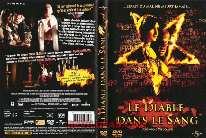 CHEMICAL WEDDING DVD Zone 2 (France)