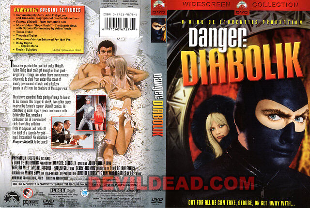 DIABOLIK DVD Zone 1 (USA) 