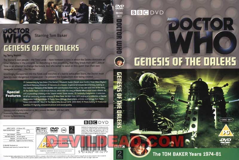 DOCTOR WHO : GENESIS OF THE DALEKS (Serie) (Serie) DVD Zone 2 (Angleterre) 