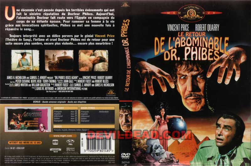 DR. PHIBES RISES AGAIN DVD Zone 2 (France) 