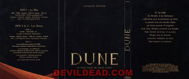 DUNE DVD Zone 2 (France) 