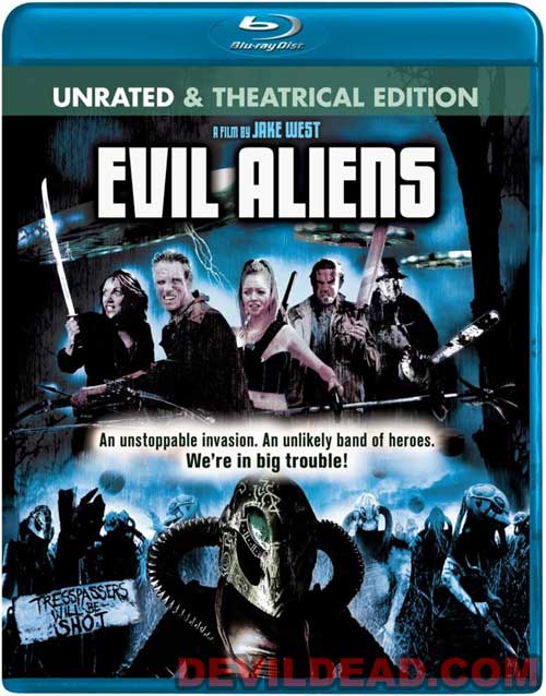 EVIL ALIENS Blu-ray Zone A (USA) 