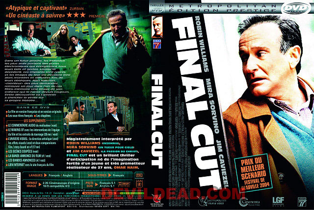 THE FINAL CUT DVD Zone 1 (USA) 