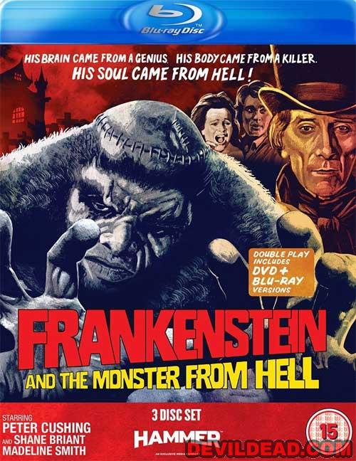 FRANKENSTEIN AND THE MONSTER FROM HELL Blu-ray Zone B (Angleterre) 