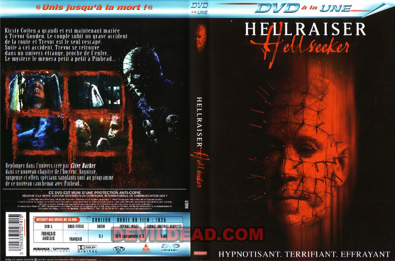 HELLRAISER : HELLSEEKER DVD Zone 2 (France) 
