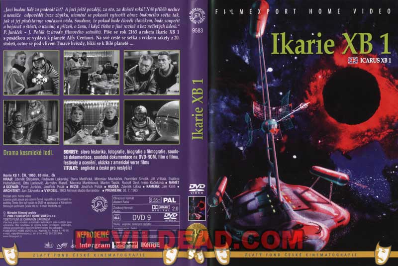 IKARIE XB-1 DVD Zone 0 (Tcheque) 
