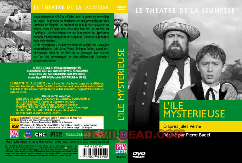 L'ILE MYSTERIEUSE DVD Zone 2 (France) 