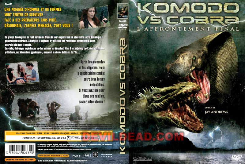 KOMODO VS. COBRA DVD Zone 2 (France) 