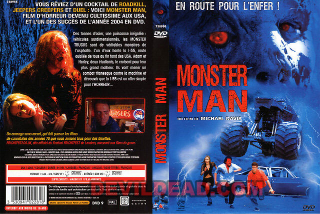 MONSTER MAN DVD Zone 2 (France)