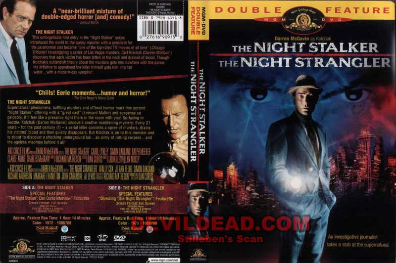 THE NIGHT STRANGLER DVD Zone 1 (USA) 