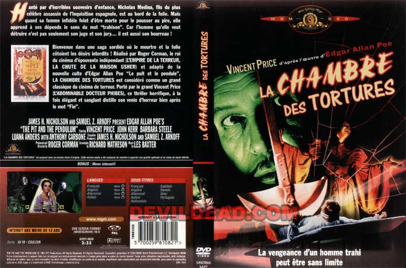 THE PIT AND THE PENDULUM DVD Zone 2 (France) 