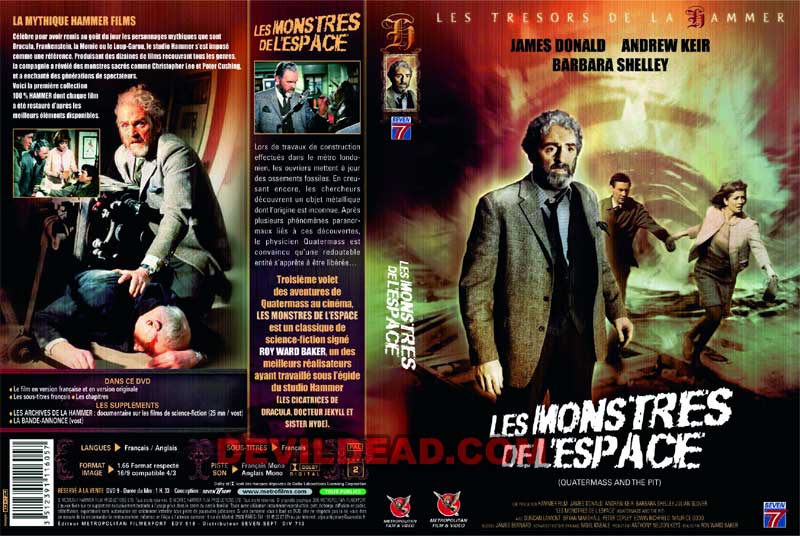 QUATERMASS AND THE PIT DVD Zone 2 (France) 