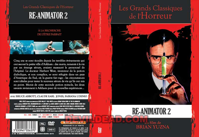 BRIDE OF RE-ANIMATOR DVD Zone 2 (France) 