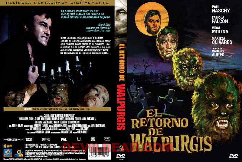 EL RETORNO DE WALPURGIS DVD Zone 0 (Espagne) 