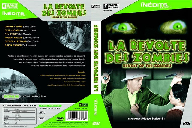 REVOLT OF THE ZOMBIES DVD Zone 2 (France) 