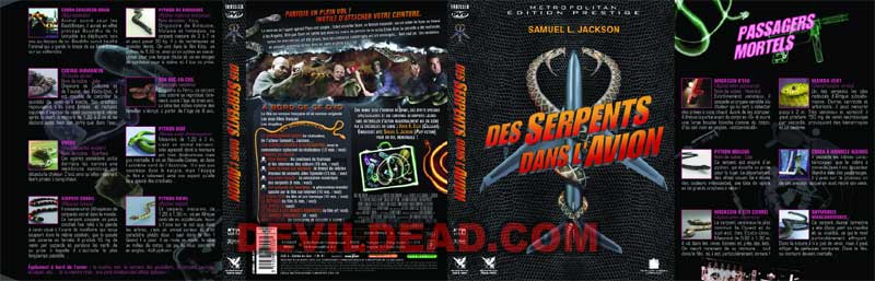 SNAKES ON A PLANE DVD Zone 2 (France) 