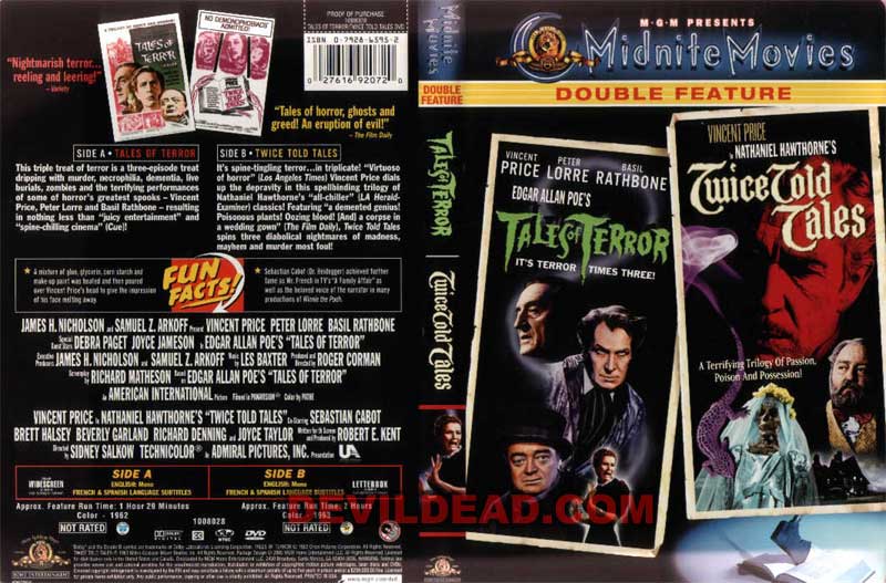 TWICE TOLD TALES DVD Zone 1 (USA) 