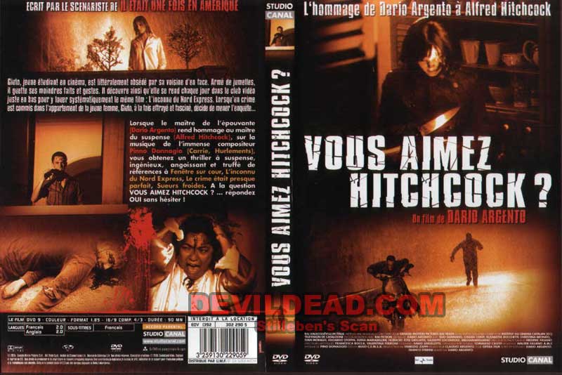 TI PIACE HITCHCOCK ? DVD Zone 2 (France) 