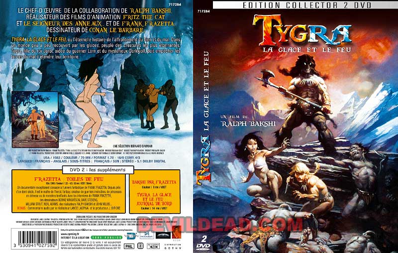 FIRE AND ICE DVD Zone 2 (France) 