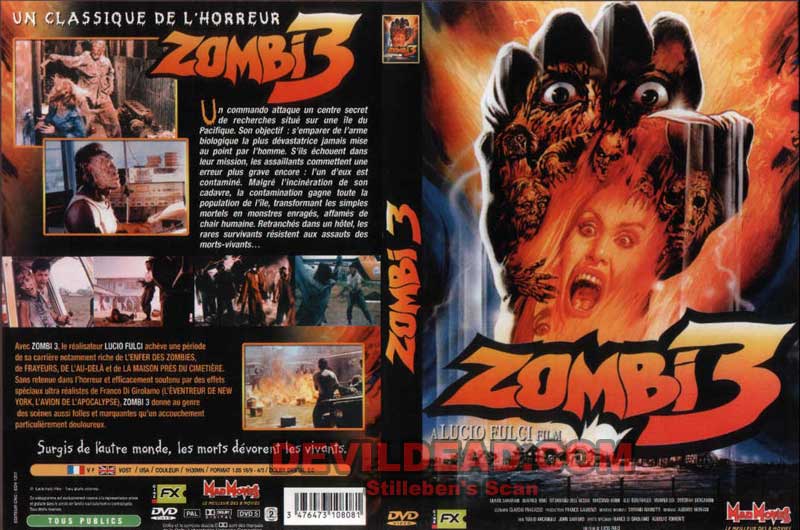 ZOMBI 3 DVD Zone 2 (France) 