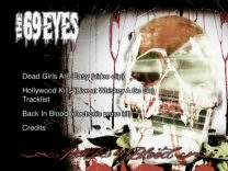 69 EYES BACK IN BLOOD Extra DVD Menu 2