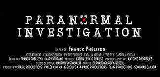 CRITIQUE : PARANORMAL INVESTIGATION
