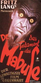 DAS TESTAMENT DES DR. MABUSE - Poster