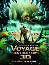 VOYAGE AU CENTRE DE LA TERRE (2008) - Poster français (3D)