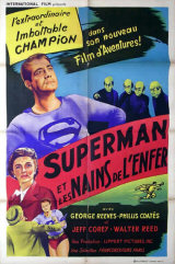 SUPERMAN ET LES NAINS DE L'ENFER - Affiche francophone