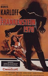 
                    Affiche de FRANKENSTEIN 1970 (1958)
