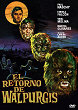 EL RETORNO DE WALPURGIS DVD Zone 0 (Espagne) 