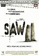 SAW II DVD Zone 2 (France) 