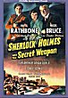 SHERLOCK HOLMES AND THE SECRET WEAPON DVD Zone 1 (USA) 
