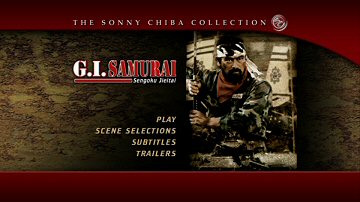 Menu 1 : G.I. SAMURAI (LES GUERRIERS DE L'APOCALYPSE)