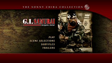 Menu 1 : G.I. SAMURAI (LES GUERRIERS DE L'APOCALYPSE)