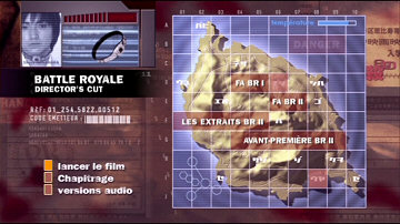 Menu 1 : BATTLE ROYALE : DIRECTOR'S CUT