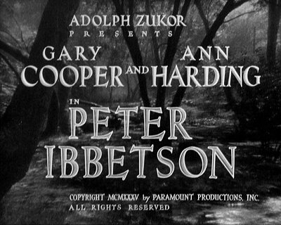 Header Critique : PETER IBBETSON