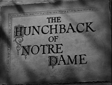 Header Critique : QUASIMODO (THE HUNCHBACK OF NOTRE DAME) - DVD