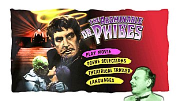 Menu 1 : DR PHIBES RISES AGAIN ! (LE RETOUR DU DR PHIBES)