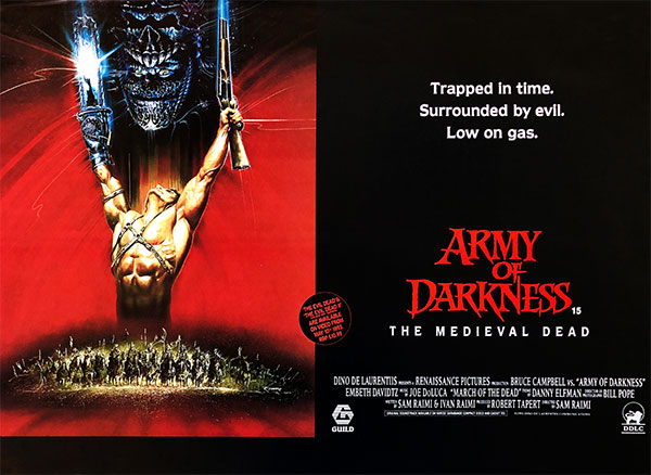 Header Critique : L'ARMÉE DES TÉNÈBRES (ARMY OF DARKNESS : EVIL DEAD III)