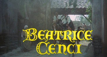 Header Critique : BEATRICE CENCI (LIENS D'AMOUR ET DE SANG)