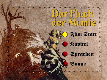 Menu 1 : DER FLUCH DER MUMIE (THE MUMMY'S SHROUD)