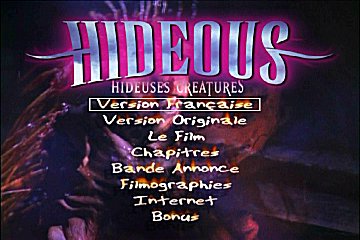 Menu 1 : HIDEOUS