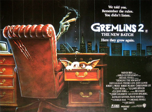 Header Critique : GREMLINS 2 : LA NOUVELLE GÉNÉRATION