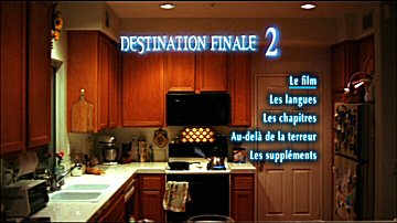 Menu 1 : DESTINATION FINALE 2 (FINAL DESTINATION 2)